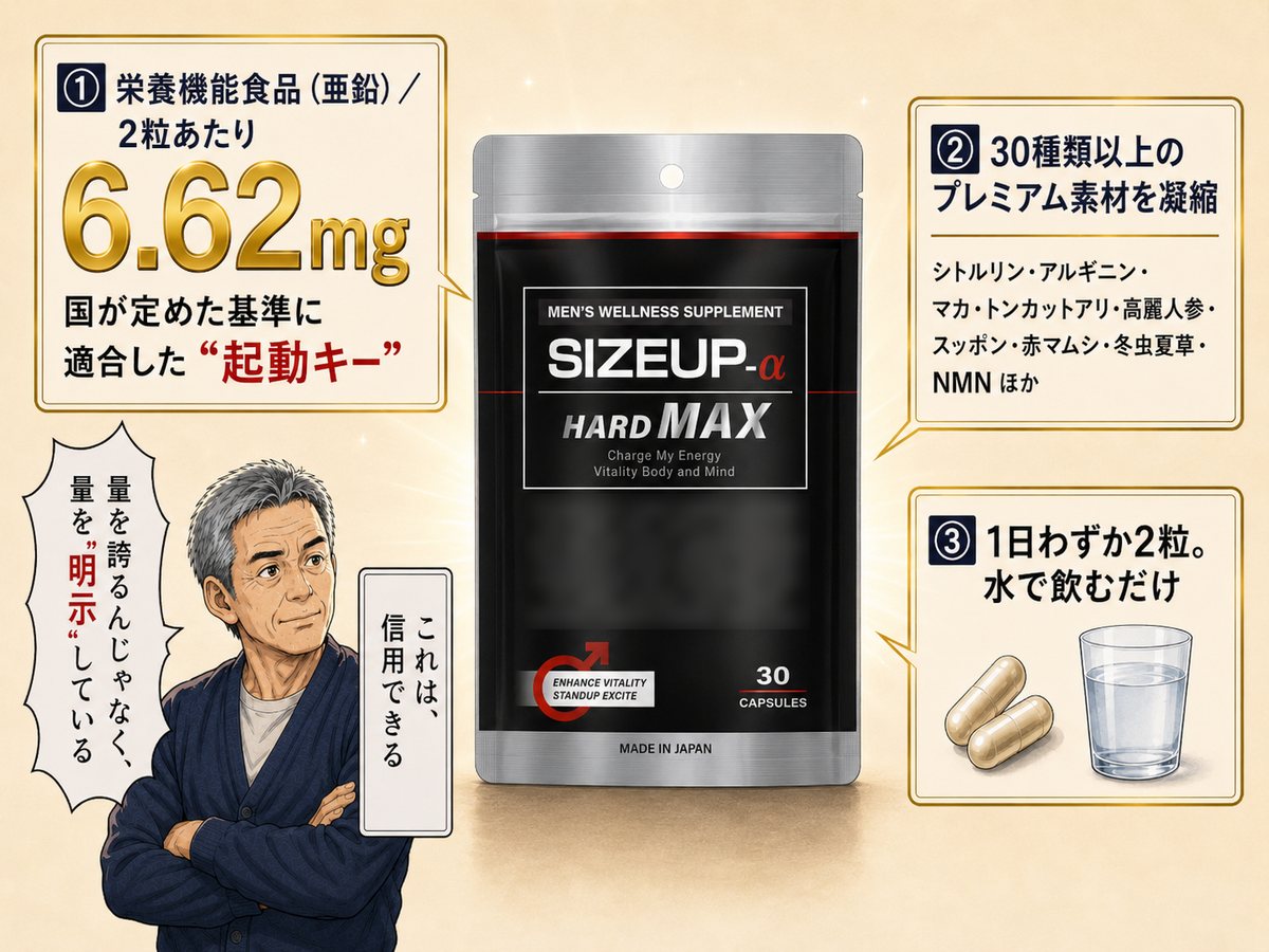 サイズアップαの3つの設計ポイント