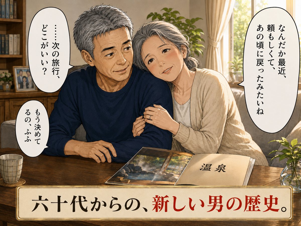 旅行の計画を立てる夫婦