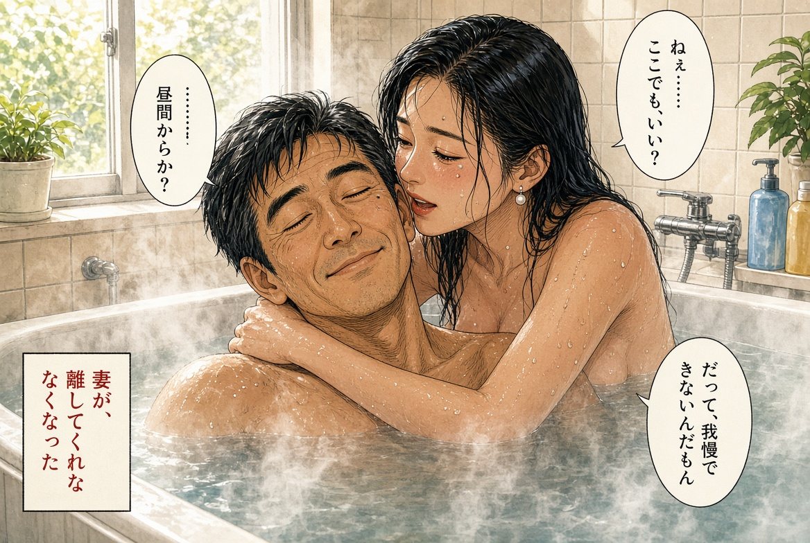 湯船でまた誘われる